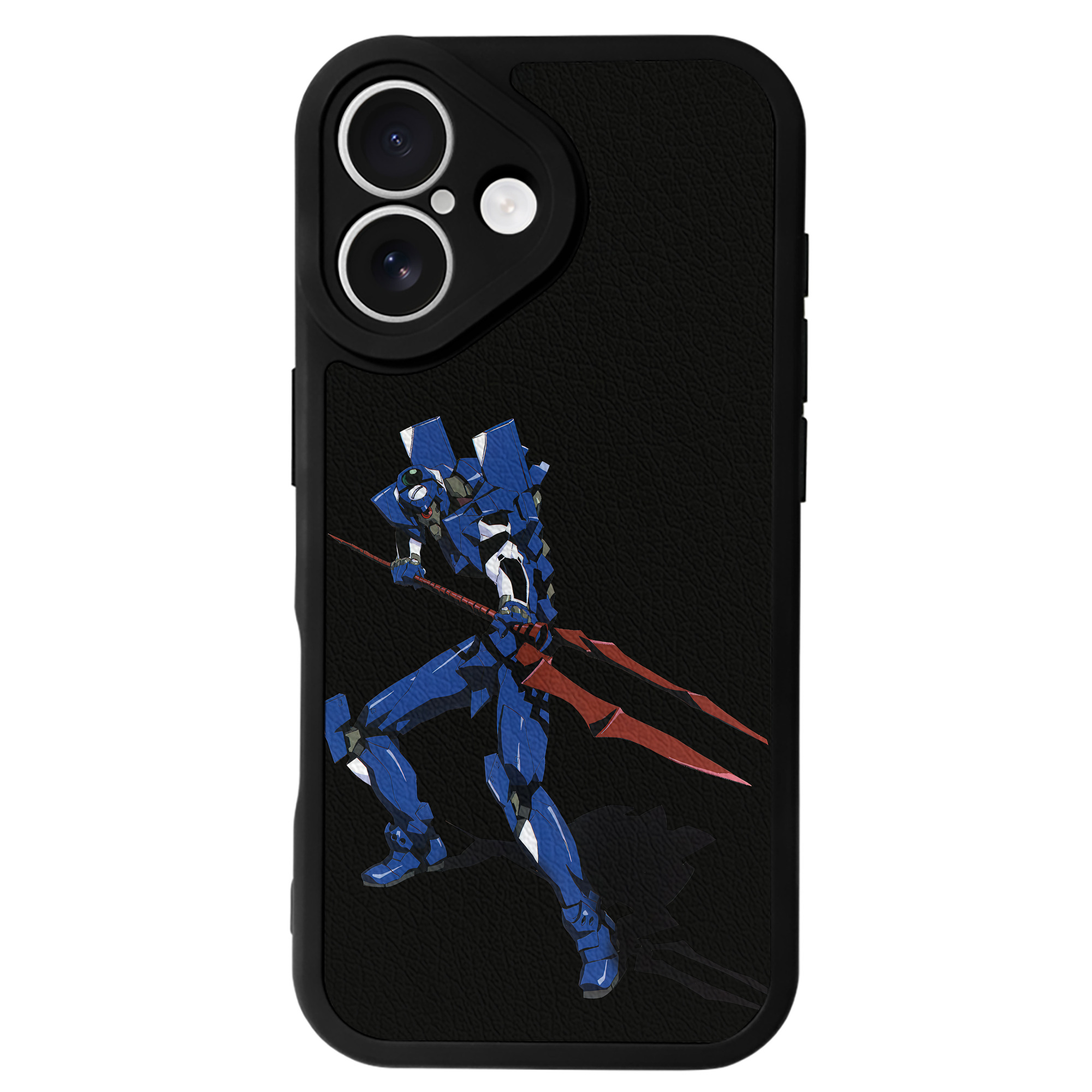 （画像用） EVA 新世紀エヴァンゲリオン 【iPhone 16シリーズ対応】シリコンスマホケース（レザー調） 材質：シリコン